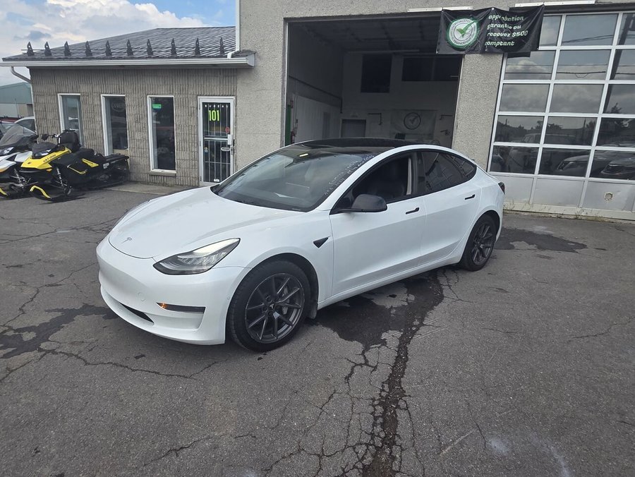 Tesla Model 3 2021 2021 Blanc