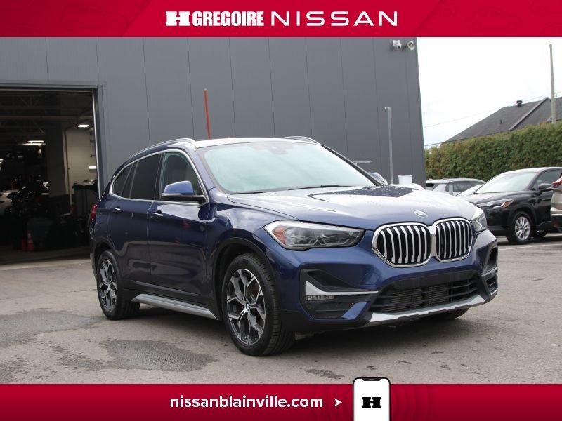 BMW X1 xDrive28i AWD CUIR-TOIT-CARPLAY-SIEGE CHAUFFANT 2020 Bleu