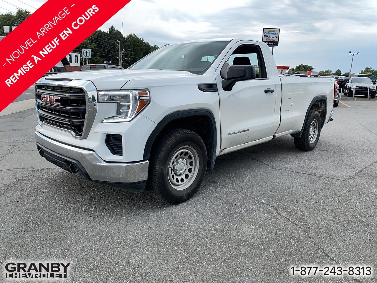 2022 GMC Sierra 1500 Limited Pro BOITE 8 PIED | 26-1024A White Granby - photo #0
