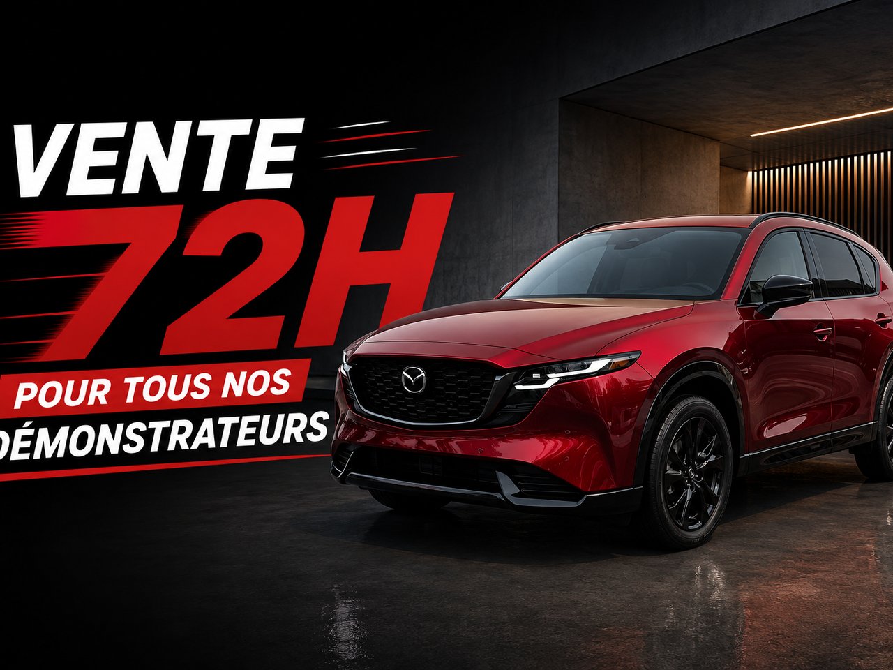 Mazda CX-5 GT TI, ÉCRAN TACTILE 12.9 POUCES, SIÈGES CHAUFFANTS 2026 Rouge vibrant cristal métallisé Val-David - photo #0