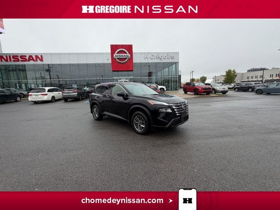 2024 Nissan Rogue S AWD Mag Caméra Cruise à partir 2.99% Black
