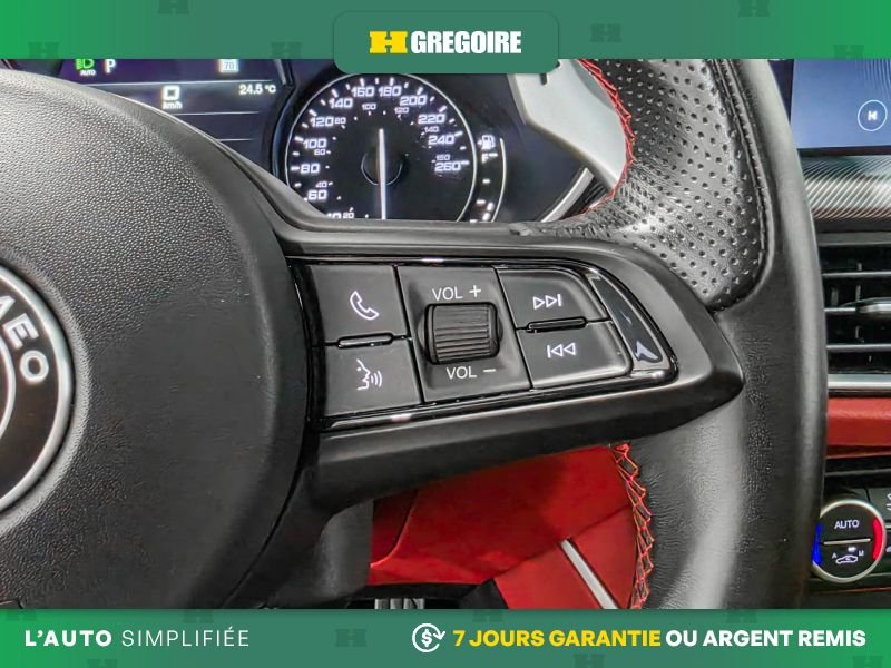 Alfa Romeo Stelvio 823103 | Ti Sport AWD AUTO A/C MAGS CUIR TOIT NAV CAM RECUL 2021 Argent Laval - photo #24