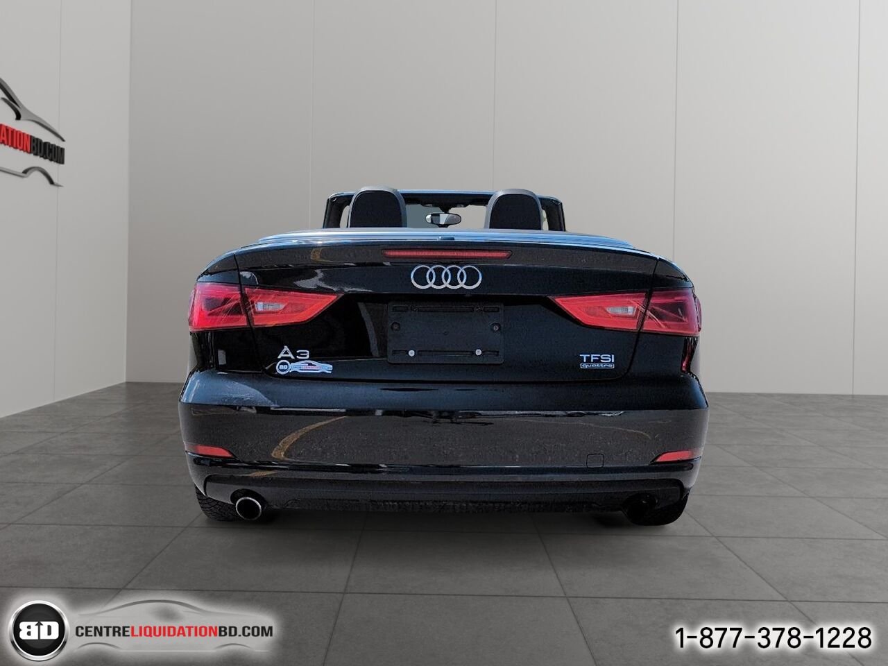 2015 Audi A3 2.0T Progressiv TSI QUATTRO CONVERTIBLE | BD0240 Black Granby - photo #5