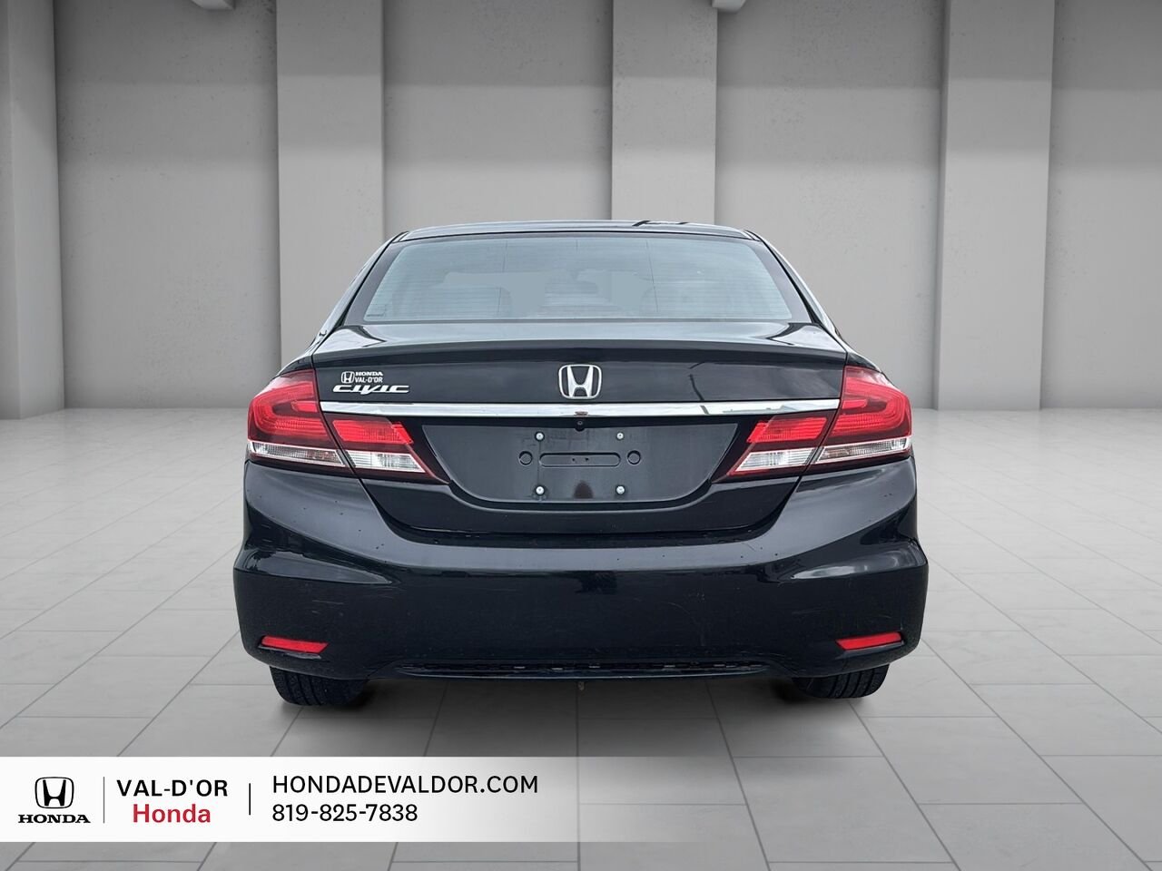 Honda Berline Civic EX 4 portes, boîte automatique 2013 Noir Val-d'Or - photo #4