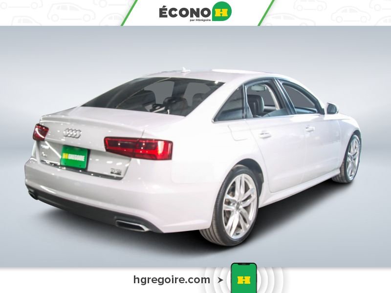 Audi A6 820138 | TECHNIK AWD V6 3.0 CUIR TOIT MAGS 2018 Blanc Laval - photo #6