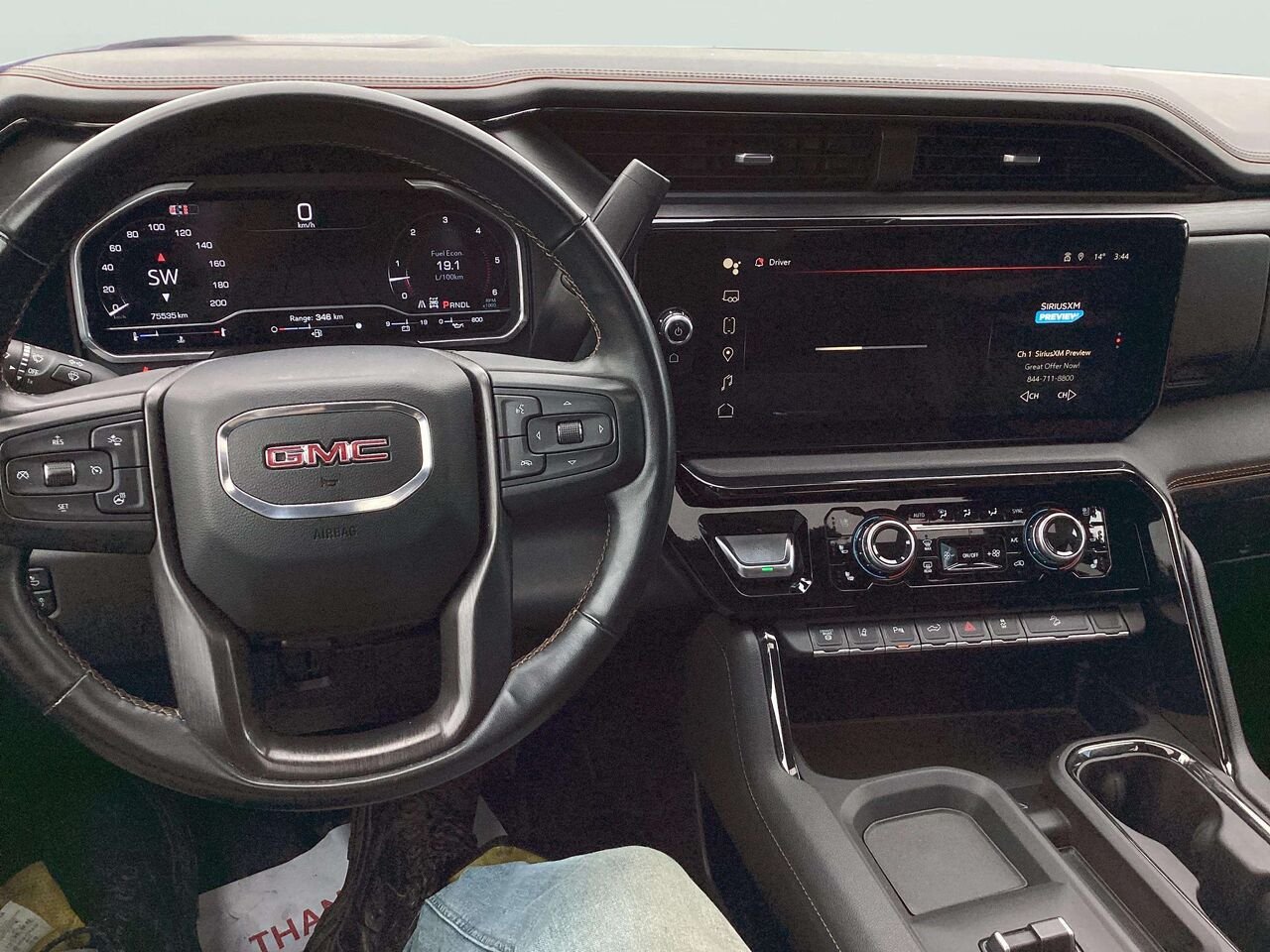 2024 GMC SIERRA 2500HD AT4 AT4 cabine multiplace 4RM 159 po Black Gatineau - photo #9