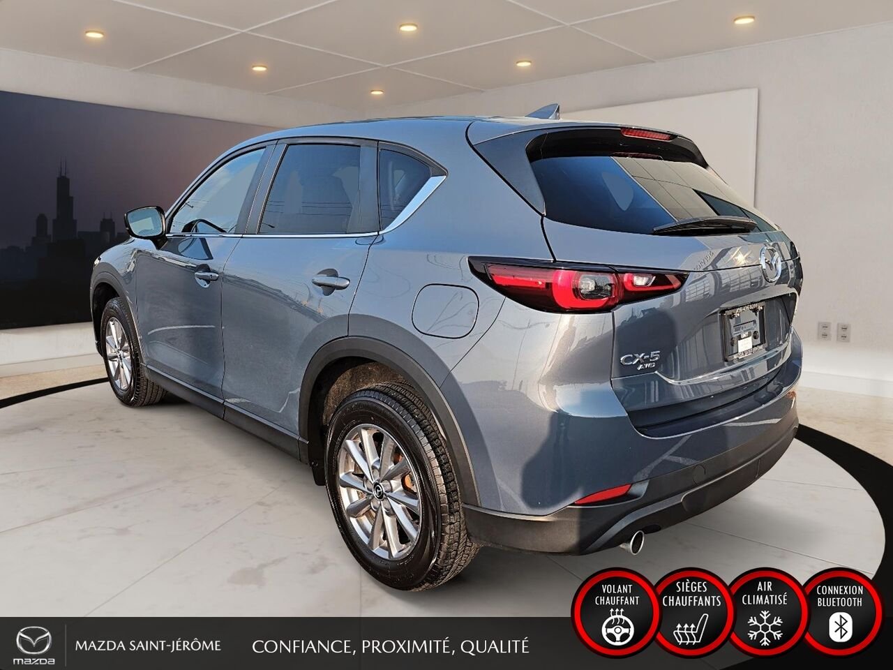 Mazda CX-5 2023 Gris Ste-Agathe des Monts - photo #8