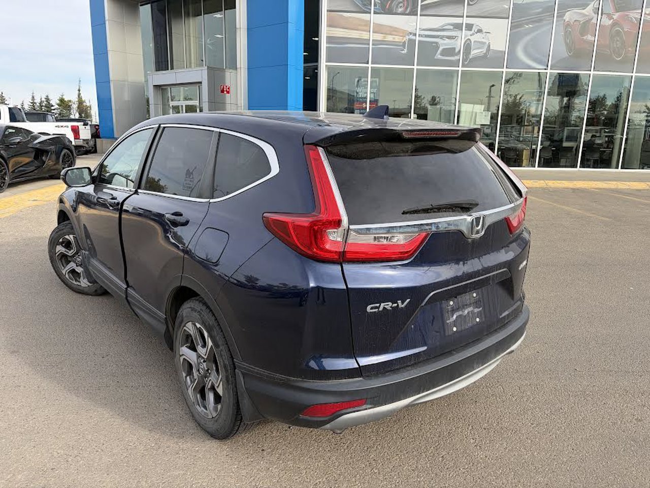 2019 Honda CR-V EX-L AWD Blue Sherwood Park - photo #3
