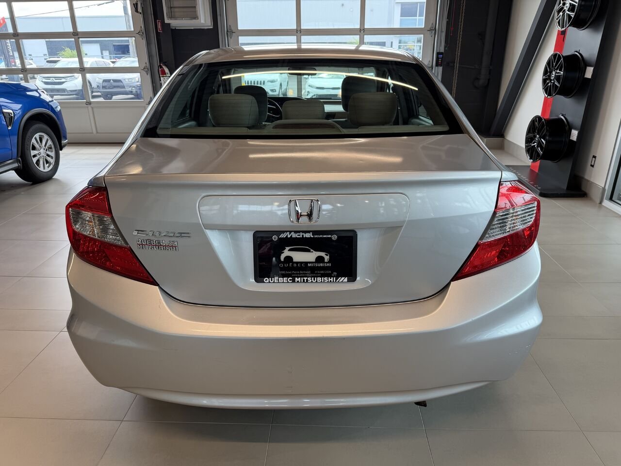Honda Berline Civic 2012 Argent Saint-Eustache - photo #5