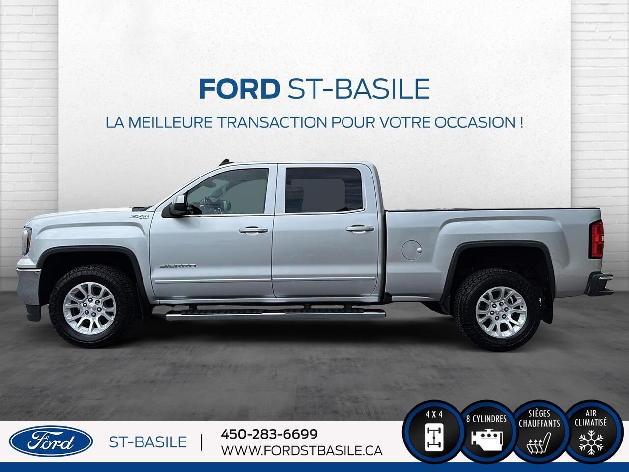 GMC Sierra 1500 2018 Gris Saint-Basile-le-Grand - photo #2