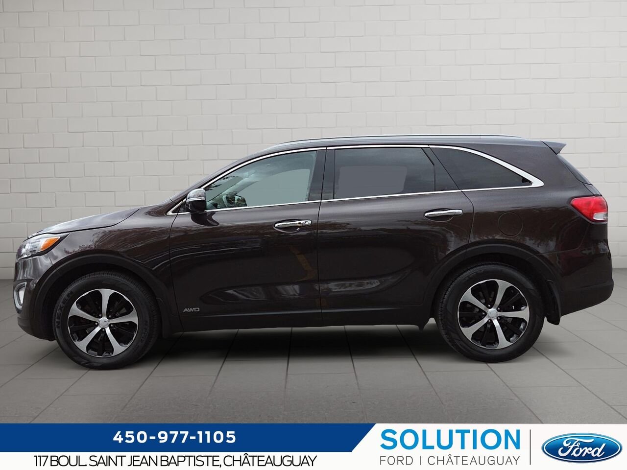 Kia Sorento EX AWD+2.0L+CUIR 2018 Brun Châteauguay - photo #2