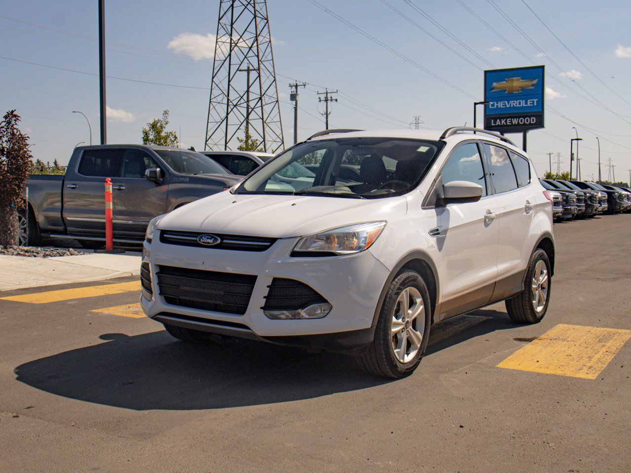 2014 Ford Escape 4WD 4dr SE White Sherwood Park - photo #3