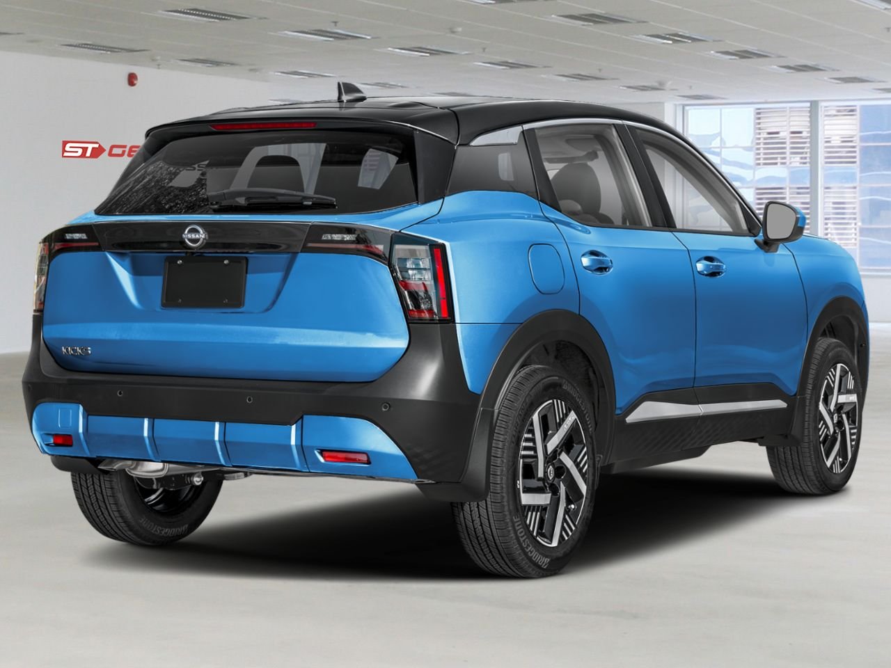 2026 NISSAN Kicks Artic Ice Blue Metallic/Super Black Saint-Georges - photo #1