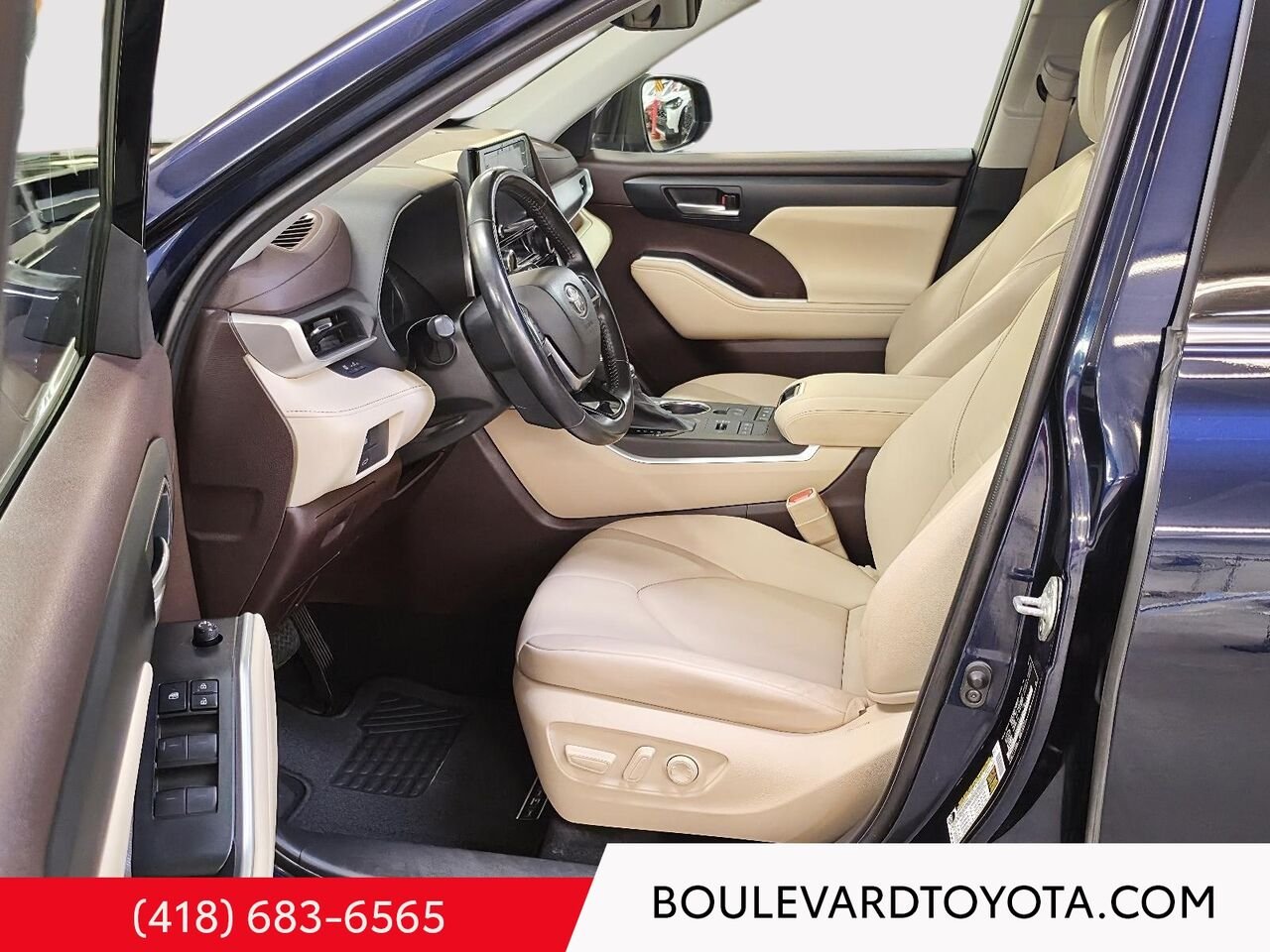 2021 Toyota HIGHLANDER 100533B-73 | XLE, AWD Blue Québec - photo #4