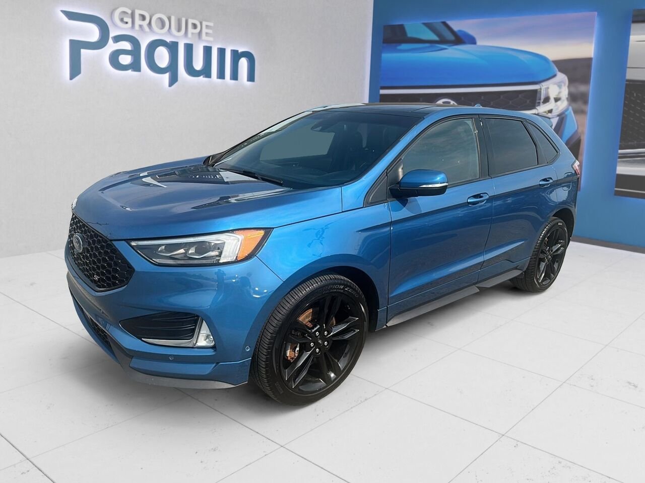 2020 Ford Edge Blue Rouyn-Noranda - photo #0