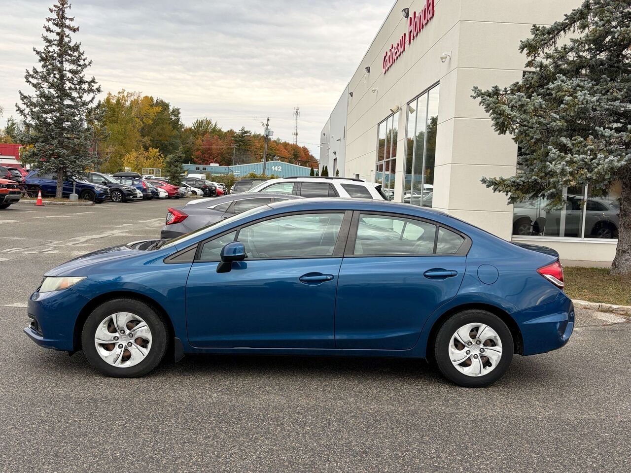 Honda Civic LX 2013 Bleu Gatineau - photo #2