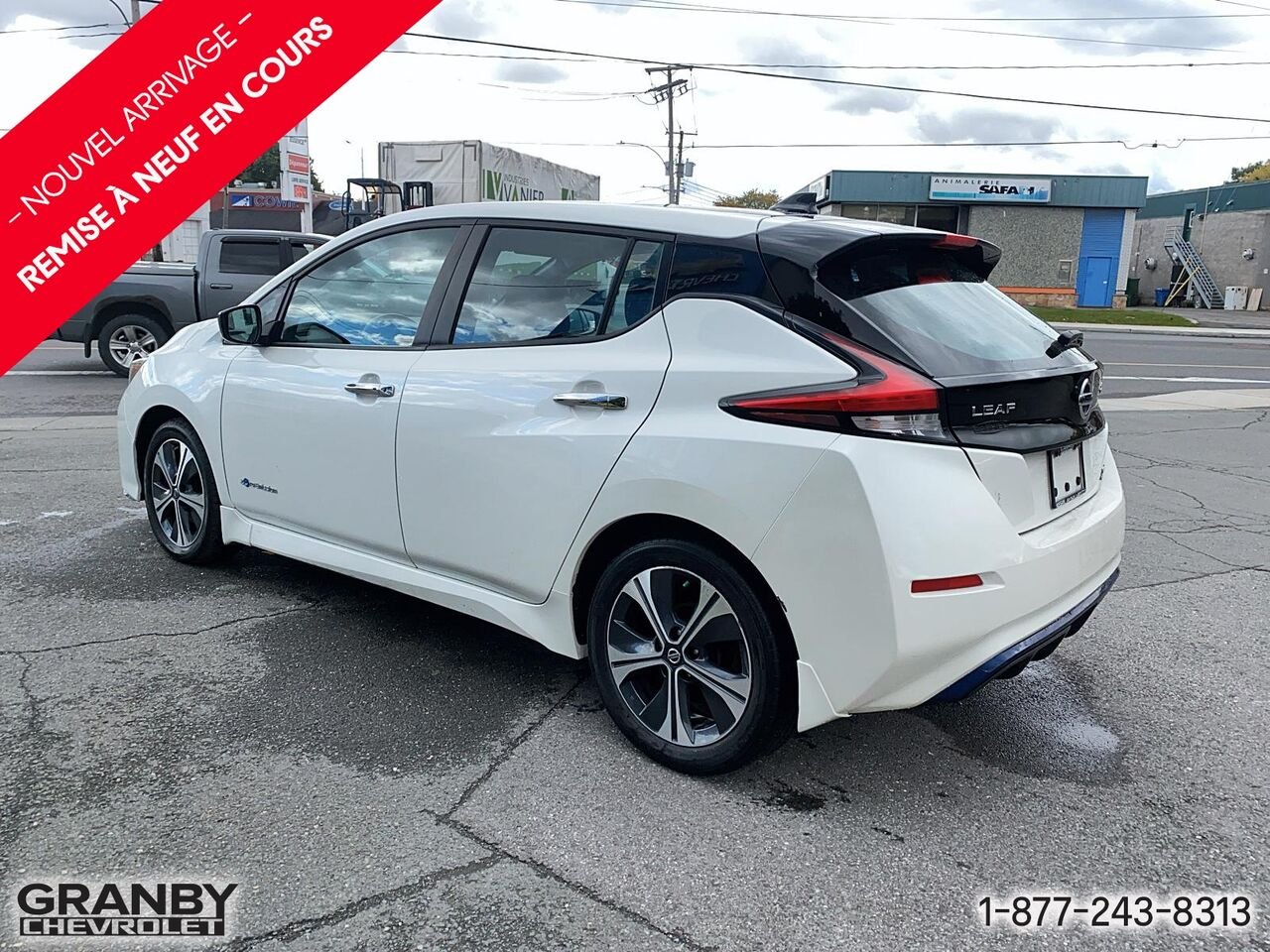 2019 Nissan LEAF SV PLUS à hayon | 27-0206A White Granby - photo #6
