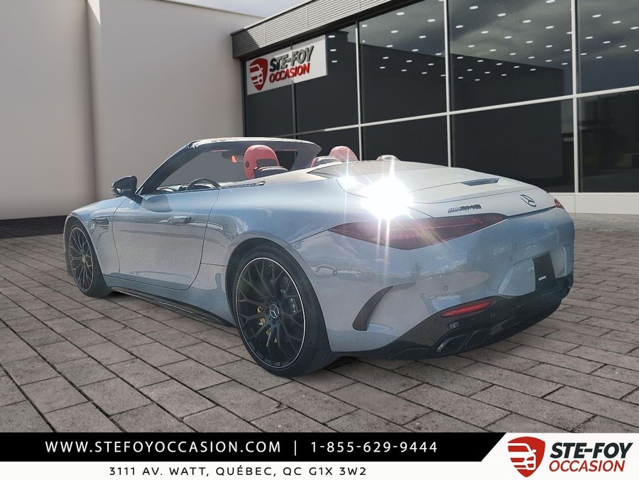 Mercedes-Benz SL SL 63 AMG ROADSTER CUIR ROUGE 2022 Gris