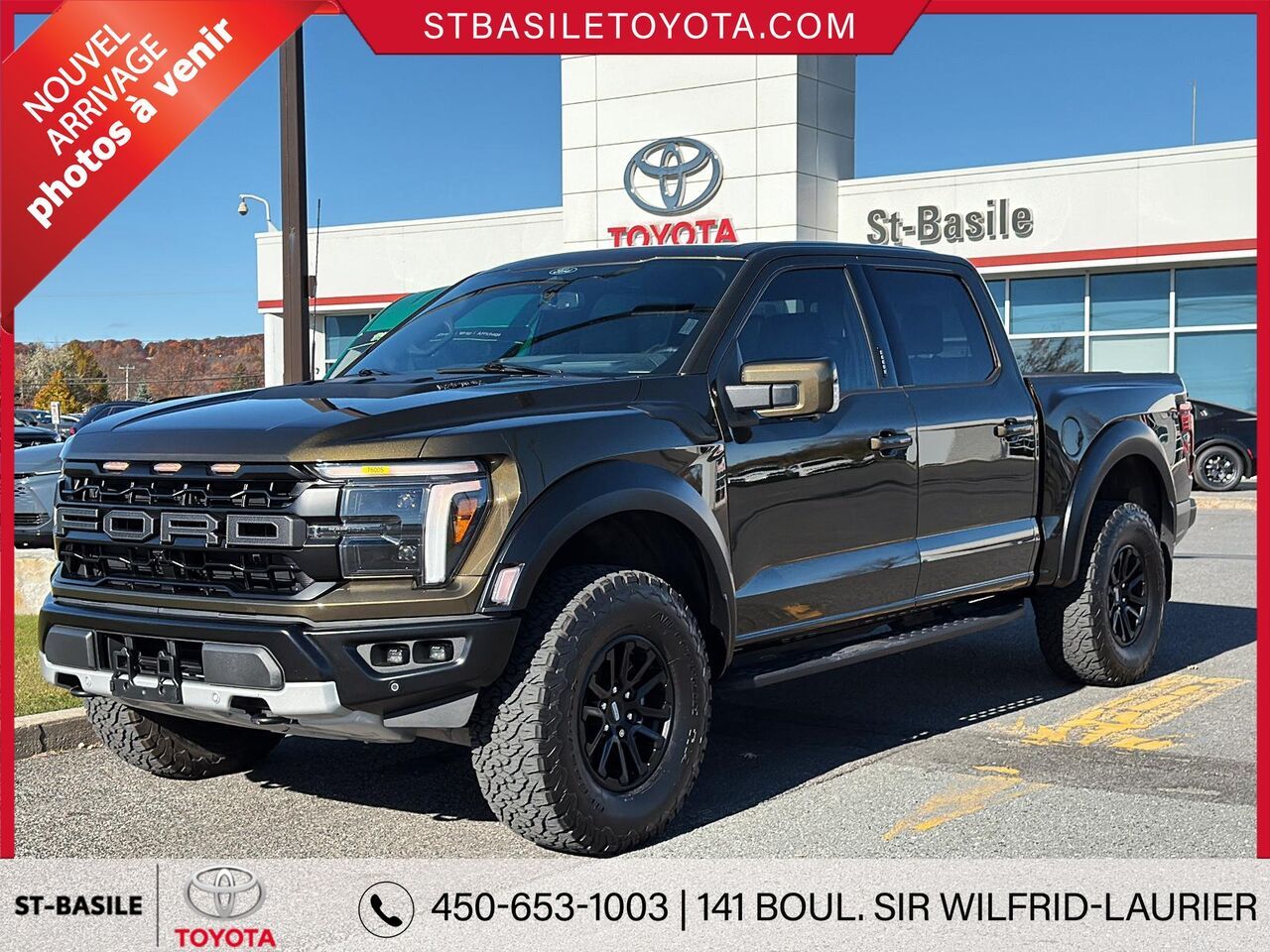 Green 2024 Ford F-150 Pickup Truck Four-Wheel Drive Automatic