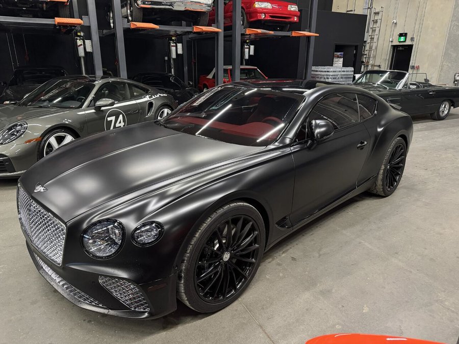 2020 Bentley Continental GT V8 | HRE Wheels | Full Stealth PPF | Clean Carfax Black