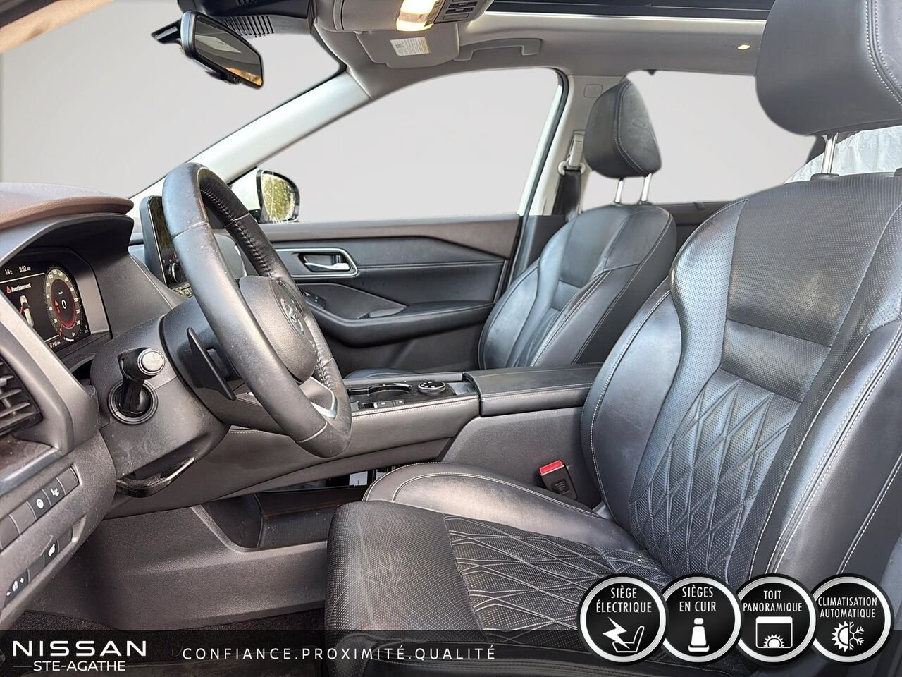 2021 Nissan Rogue TRACTION INTÉGRALE | TOIT OUVRANT PANORAMIQUE | CUIR | BOSE | UN SEUL PROPRIÉTAIRE White Saint-Jérôme - photo #7