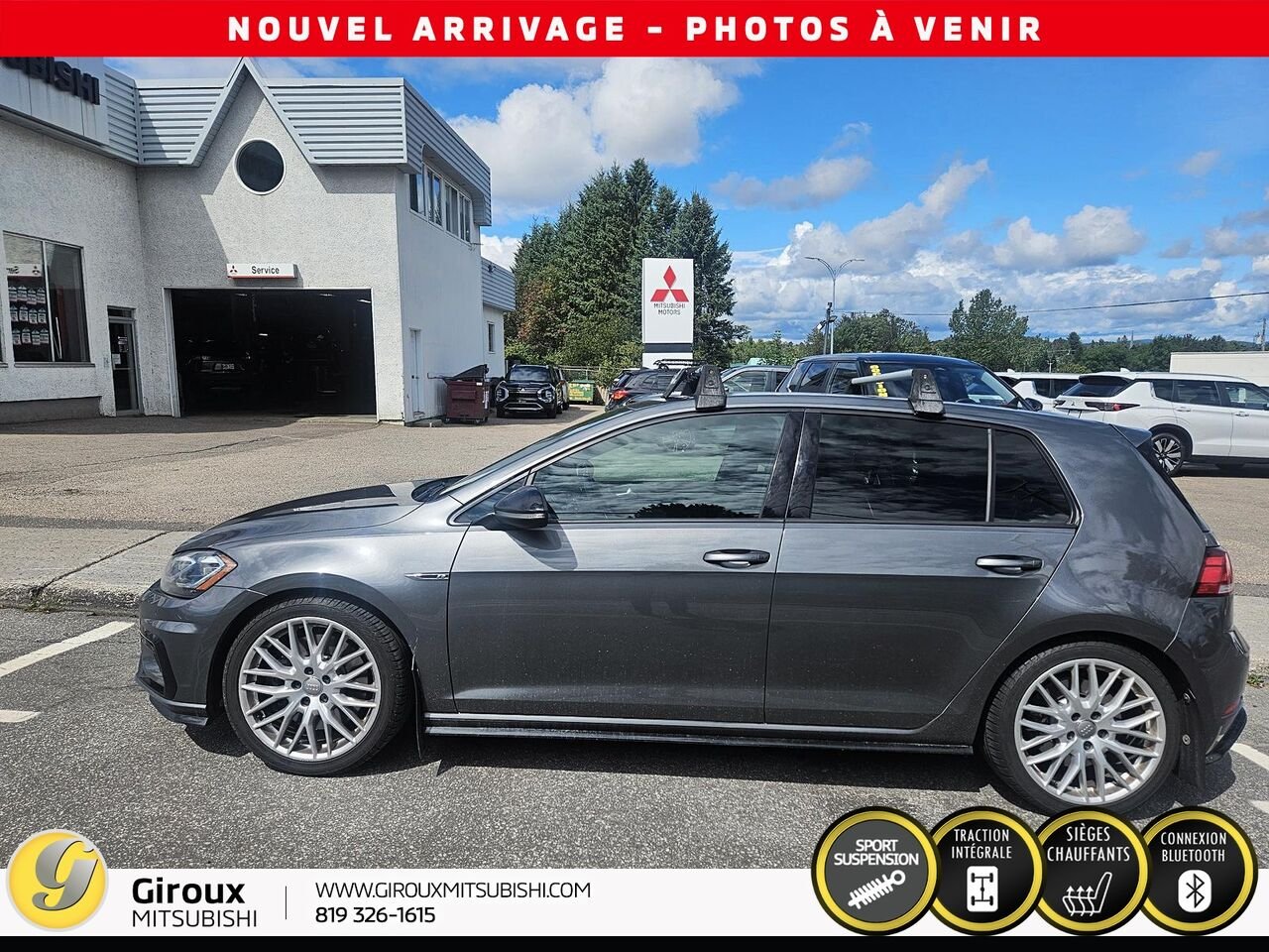 2019 VOLKSWAGEN GOLF R Grey Sainte-Agathe-des-Monts - photo #2