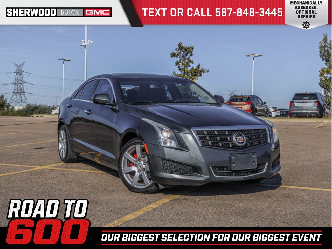 2014 Cadillac ATS 4dr Sdn 2.5L RWD Phantom Gray Metallic Sherwood Park - photo #0