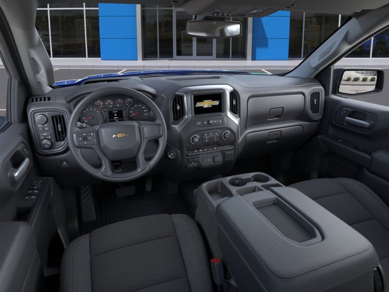 CHEVROLET Silverado 1500 Custom cabine double 4RM 147 po 2026 BLEU DEFERLANTE METALLISE