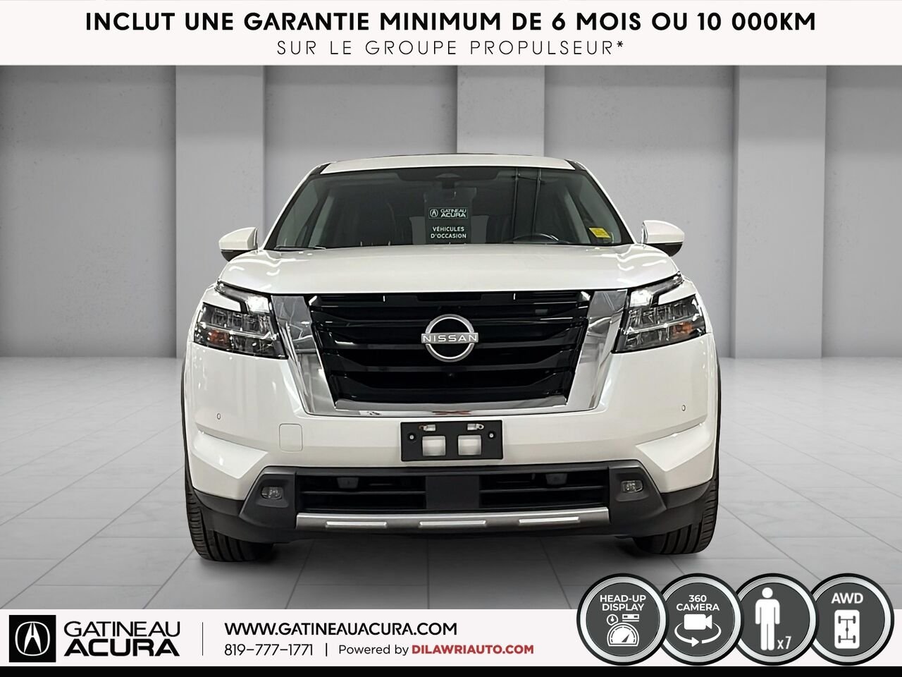 Nissan Pathfinder Platinum 4WD 2023 Blanc Ottawa & Gatineau - photo #13
