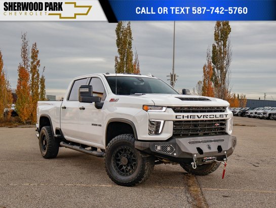 2022 Chevrolet Silverado 3500HD LTZ+ Z71 Sport 6.6L Duramax | 3in BDS Lift White