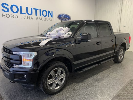 Ford F-150 SUPERCREW LARIAT LARIAT cabine SuperCrew 4RM caisse de 5,5 pi 2019 Noir