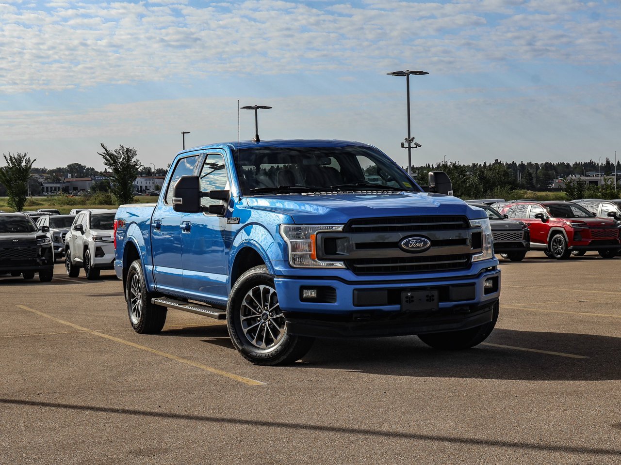 2020 Ford F-150 XLT 4WD SuperCrew 5.5' Box Blue Sherwood Park - photo #1