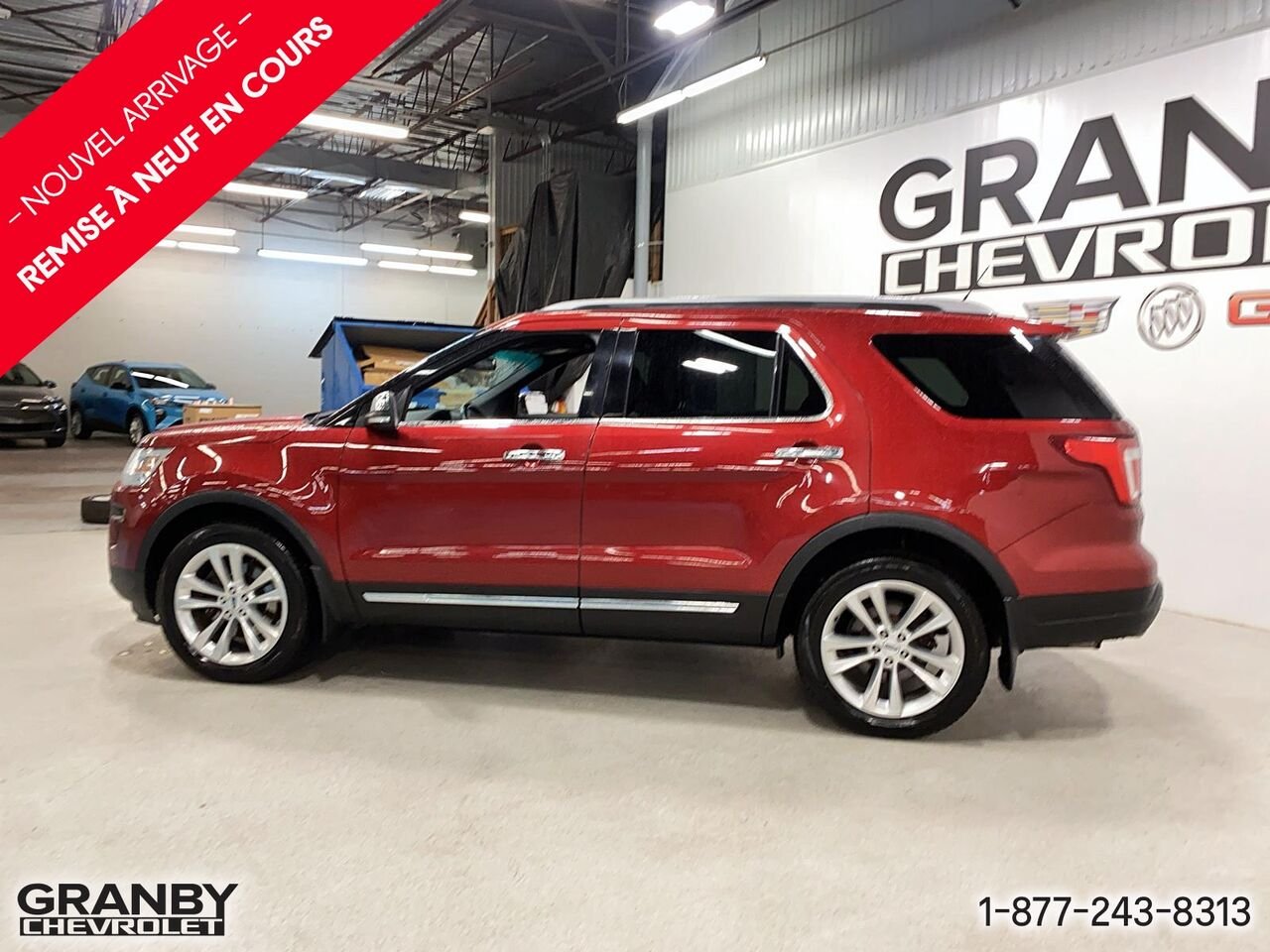 Ford Explorer XLT, quatre roues motrices | G3898 2018 Rouge Granby - photo #7