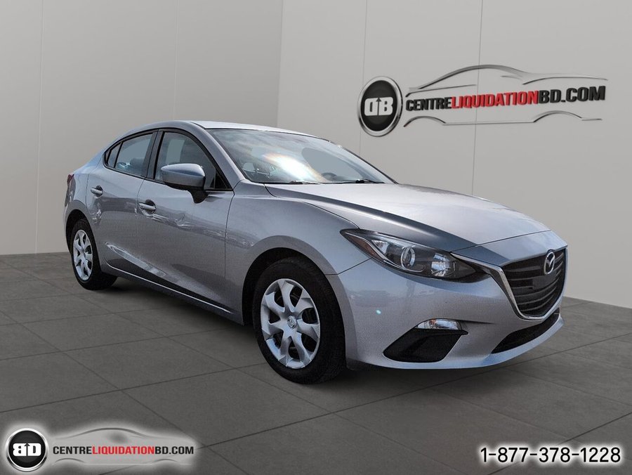 2016 Mazda Mazda3 Berline 4 portes, boîte manuelle, GX Silver