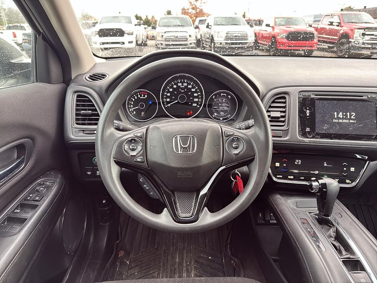 2017 Honda HR-V LX 2RM | BD0442 White Granby - photo #8