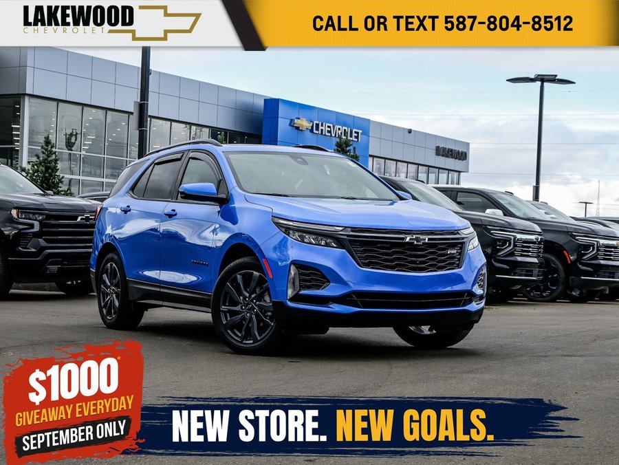 2024 Chevrolet Equinox RS Plus AWD 1.5T | Panoramic Sunroof Grey