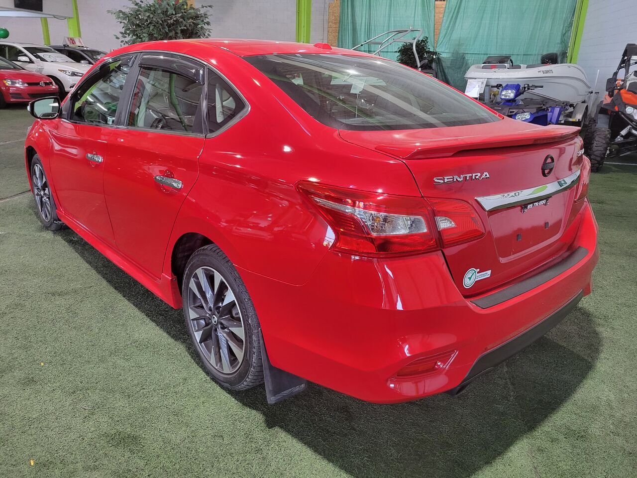 2017 Nissan Sentra Red  - photo #3