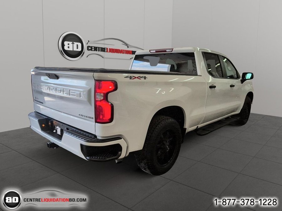 2022 Chevrolet Silverado 1500 LTD CUSTOM CREW CAB 2.7L TURBO 4X4 BOITE 6.5P White