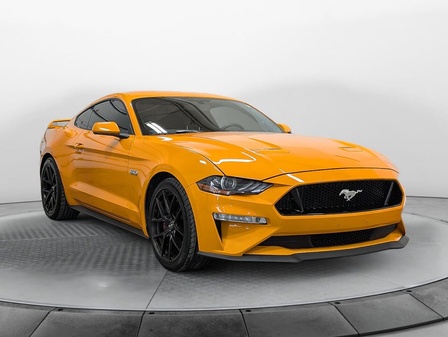 2019 Ford MUSTANG GT Manuelle Bas Kilométrage Orange