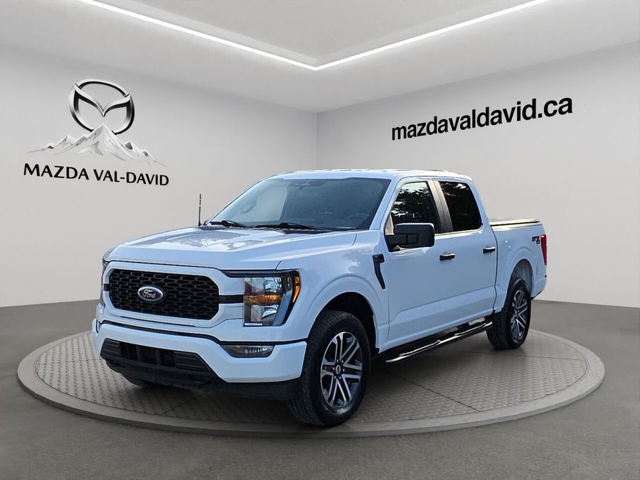 Ford F-150 XLT, SuperCrew, 4x4, V6 2,7 L, caisse 5,5 pi, CarPlay/Android Auto, démarrage à distance, caméra 2023 Blanc