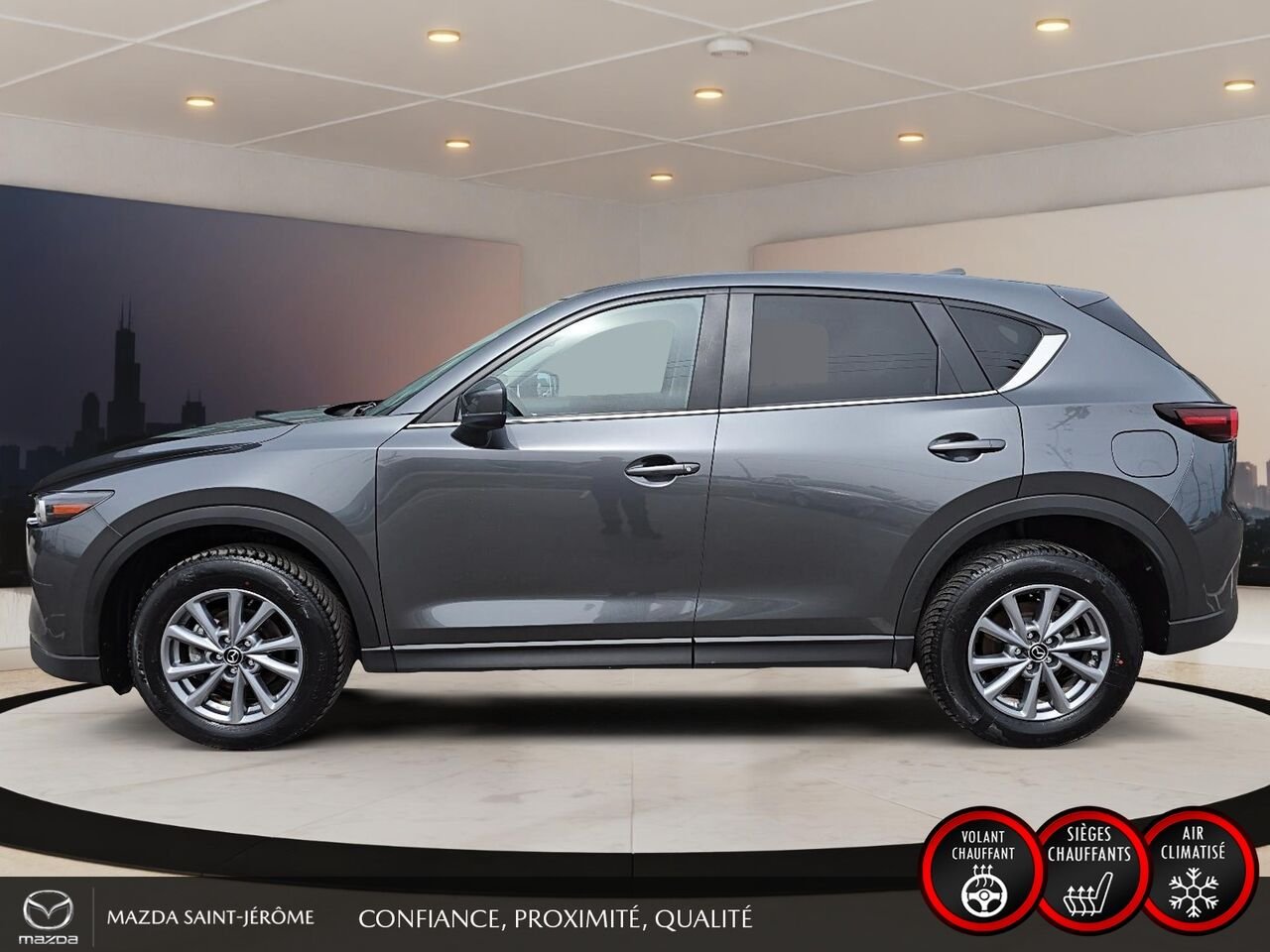 2025 Mazda CX-5 Grey Sainte-Agathe-des-Monts - photo #10