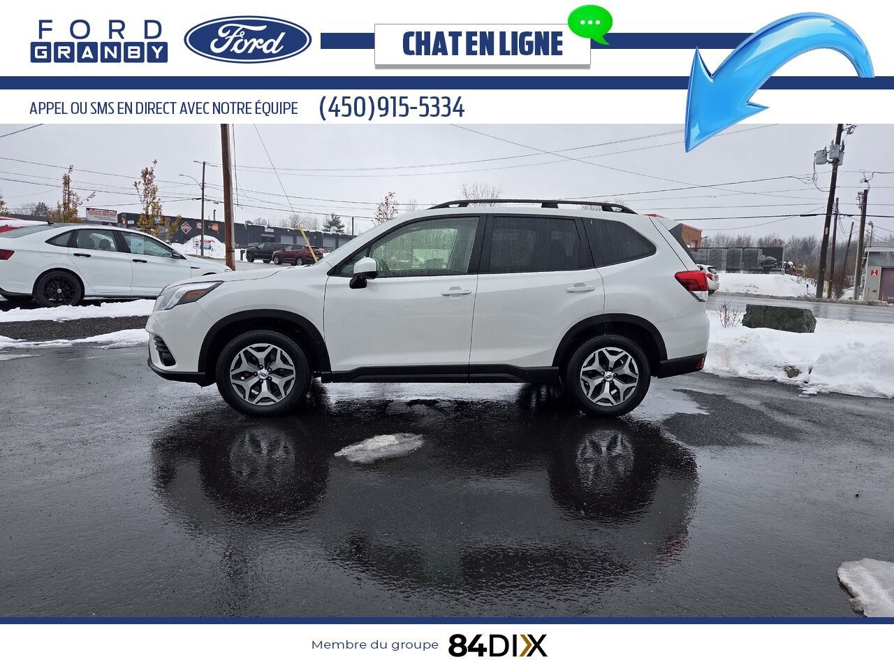 Subaru Forester 2023 Blanc Granby - photo #3