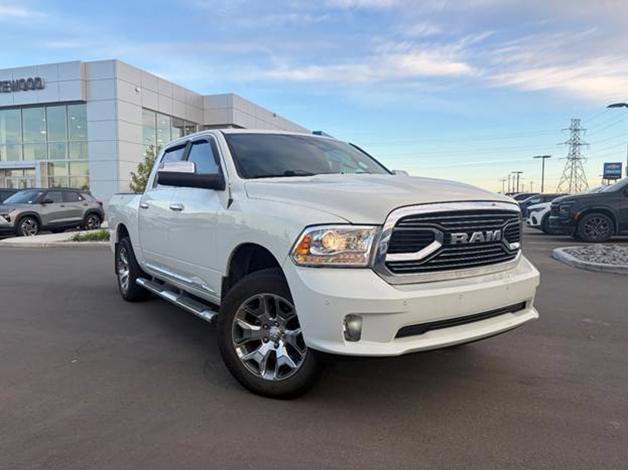 2018 Ram 1500 Limited 4x4 Crew Cab 5'7 Box *Ltd Avail* White Sherwood Park - photo #1