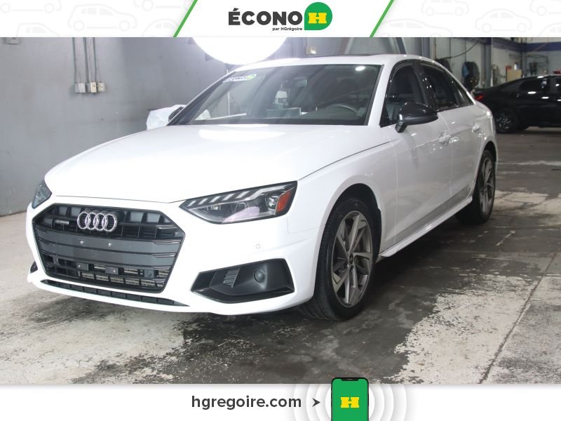 Audi A4 2022 Blanc Laval - photo #2