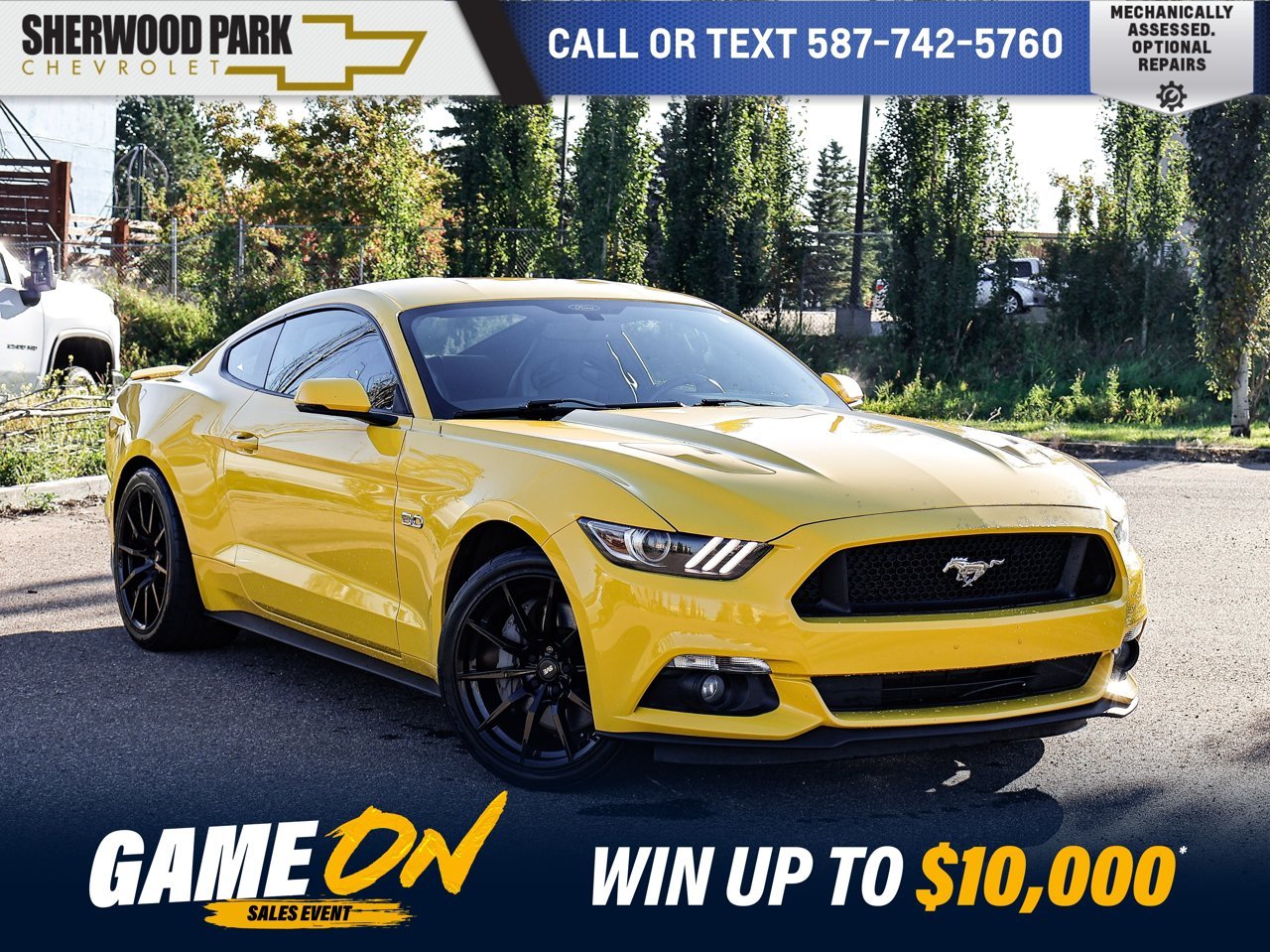 2015 Ford Mustang 2dr Fastback GT Premium Yellow Sherwood Park - photo #0