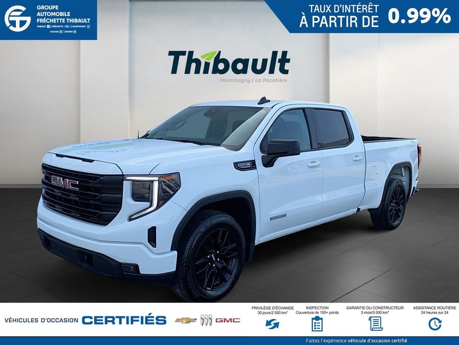 GMC SIERRA 150 AT4 cabine multiplace 4RM 157 po 2024 Blanc