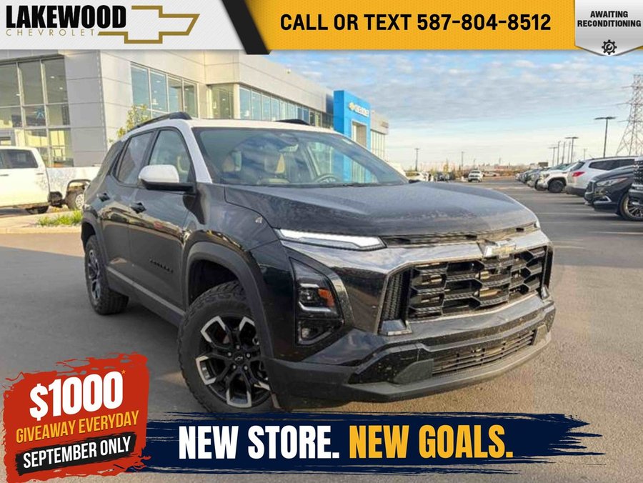 2025 Chevrolet Equinox AWD ACTIV 1.5T | Panoramic Sunroof Black