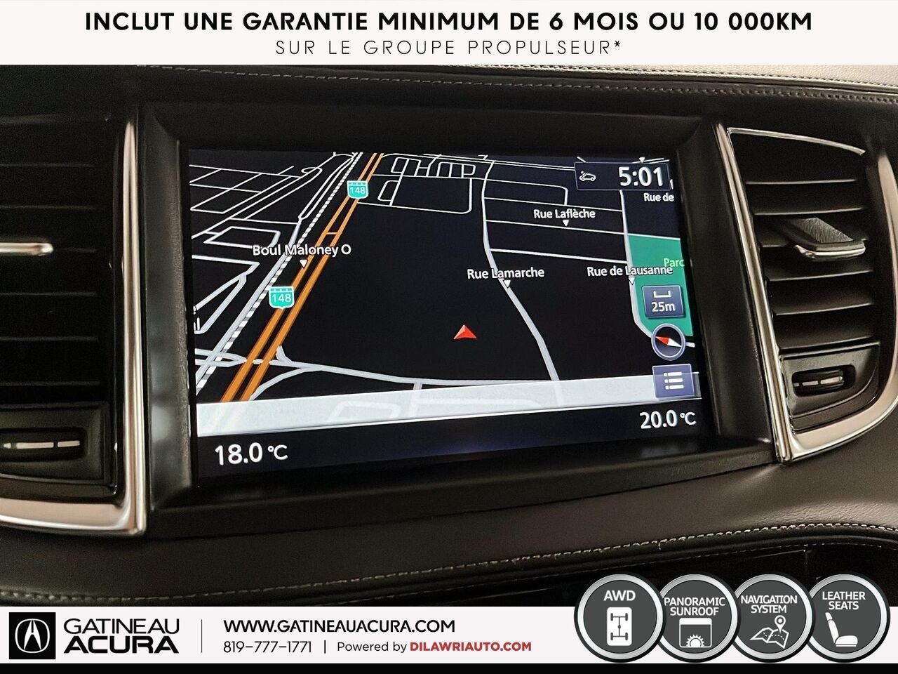 INFINITI QX50 Sensoriel AWD 2020 Rouge Gatineau - photo #3