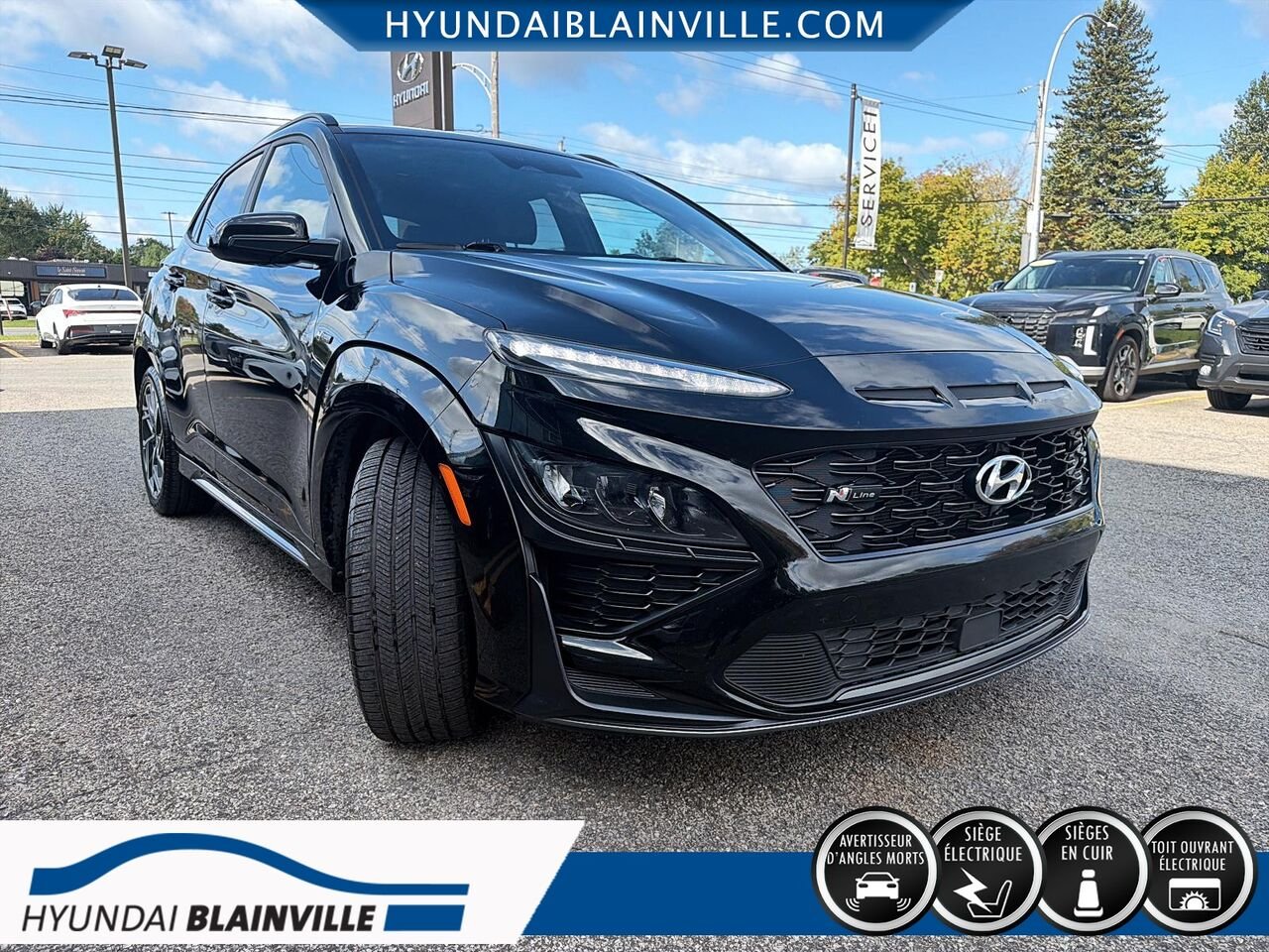 2023 Hyundai Kona Black Blainville - photo #2