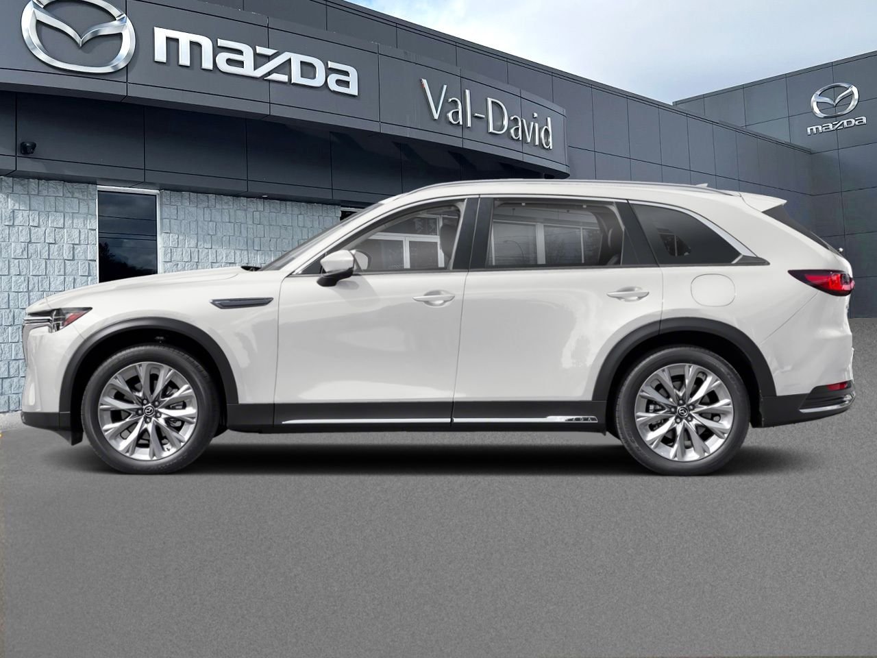 Mazda CX-90 hybride léger GT TI, MHEV 2026 Blanc rhodium métallisé Val-David - photo #2